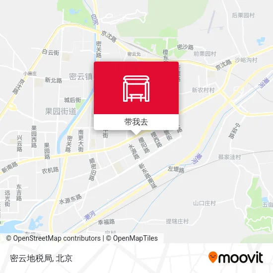 密云地税局地图