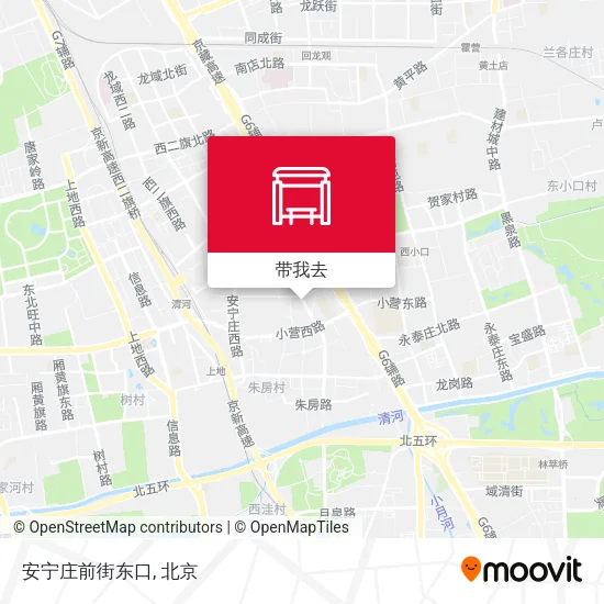 安宁庄前街东口地图