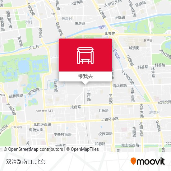 双清路南口地图