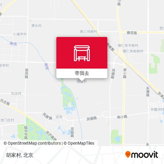 胡家村地图