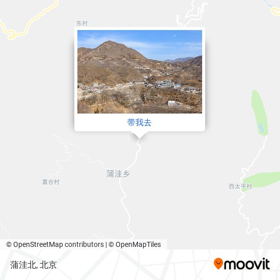 蒲洼北地图