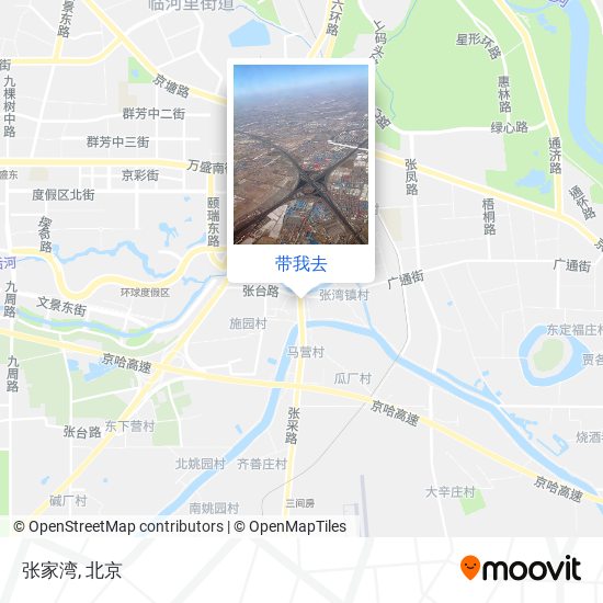 张家湾地图
