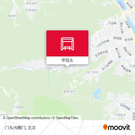 门头沟圈门地图