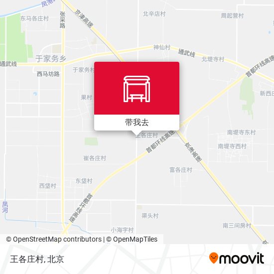 王各庄村地图