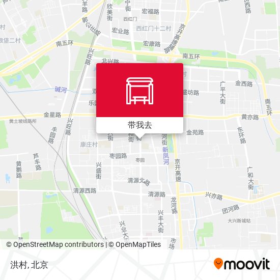 洪村地图