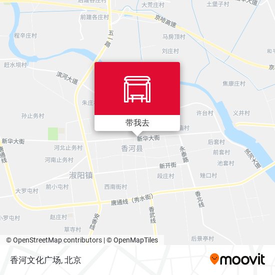 香河文化广场地图
