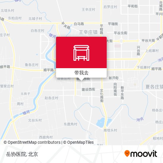 岳协医院地图