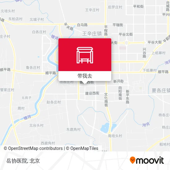 岳协医院地图