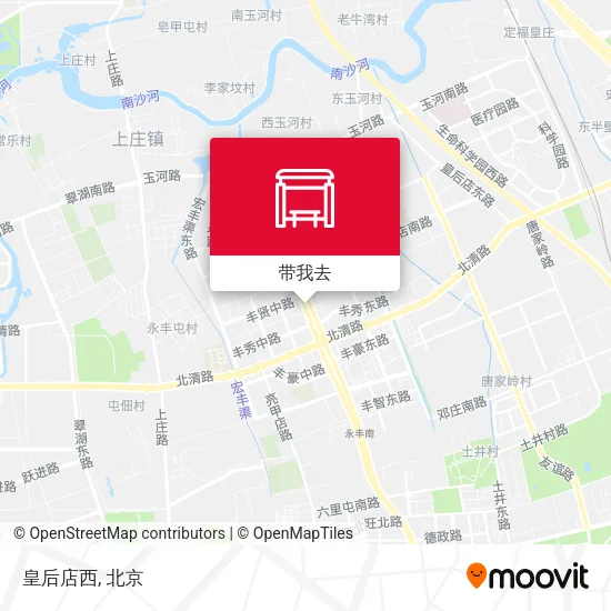 皇后店西地图