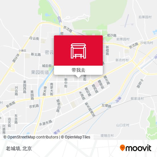 老城墙地图