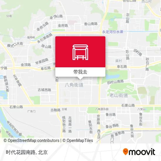 时代花园南路地图