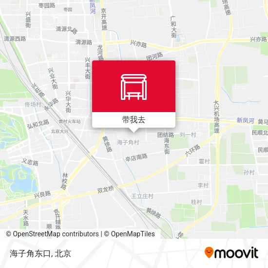 海子角东口地图