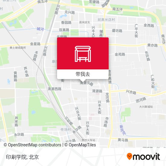 印刷学院地图
