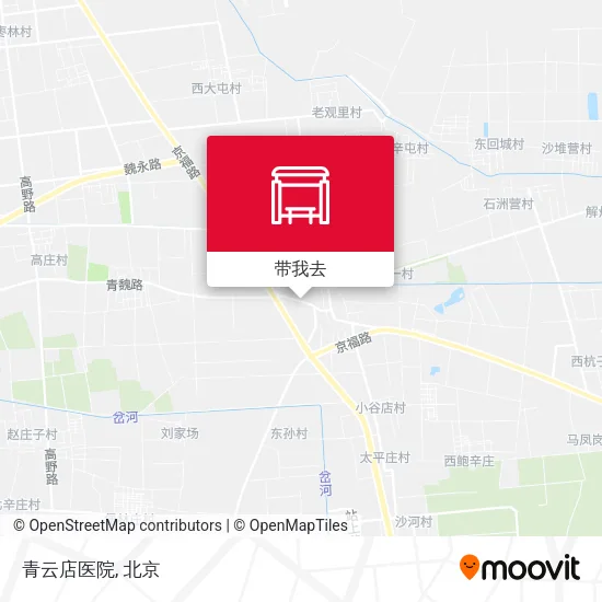 青云店医院地图