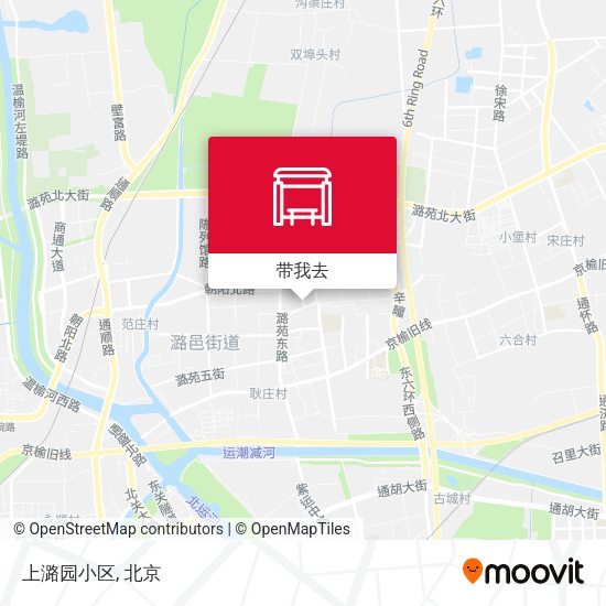 上潞园小区地图