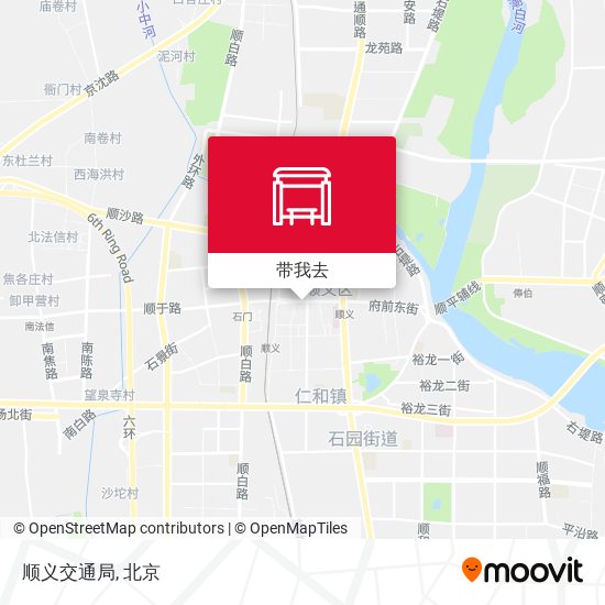 顺义交通局地图