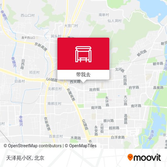 天泽苑小区地图