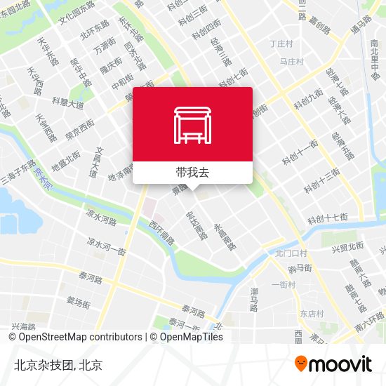 北京杂技团地图
