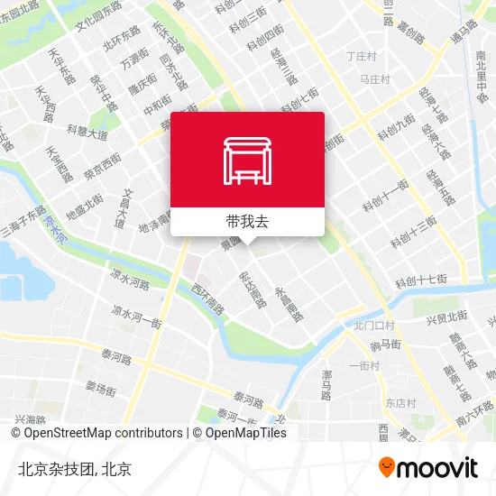 北京杂技团地图