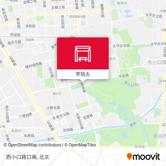西小口路口南地图