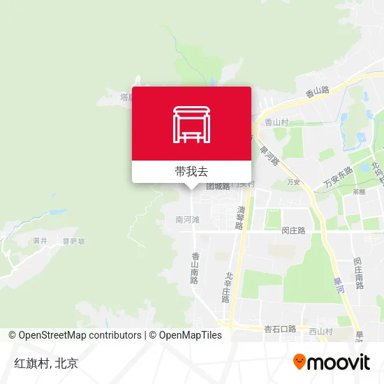 红旗村地图