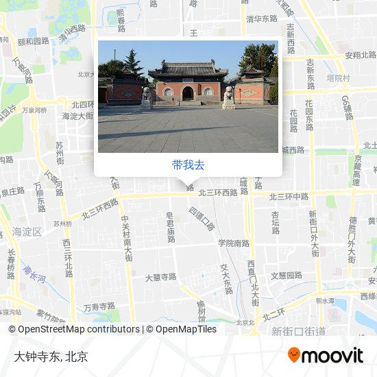 大钟寺东地图