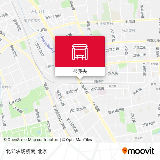 北郊农场桥南地图