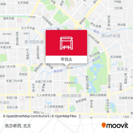 燕莎桥西地图