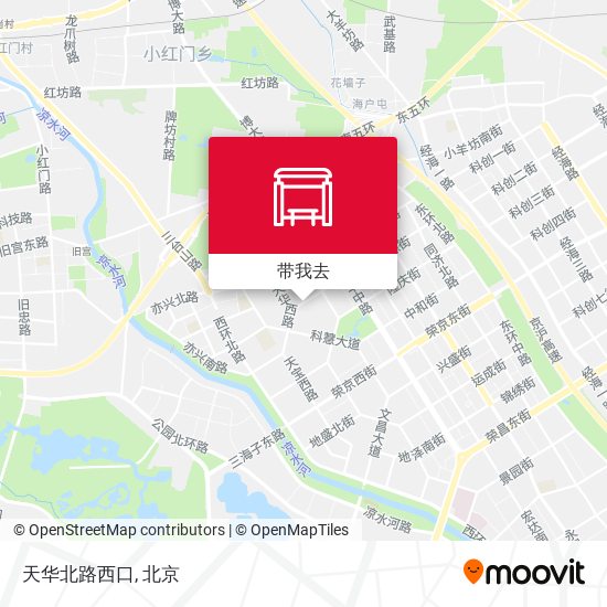 天华北路西口地图