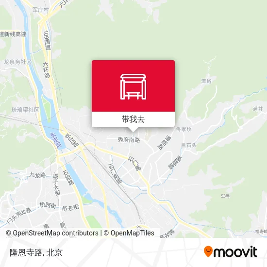 隆恩寺路地图