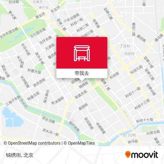 锦绣街地图