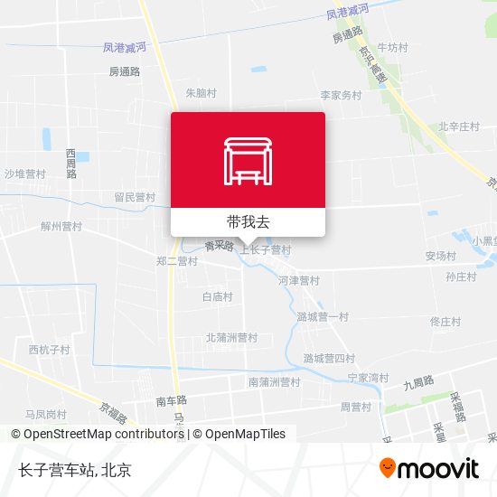 长子营车站地图