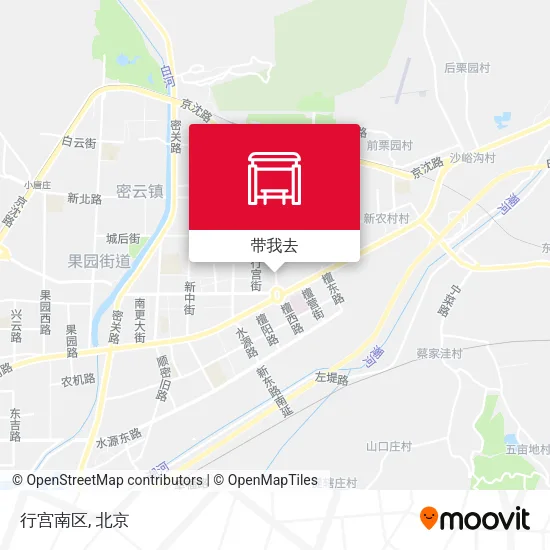 行宫南区地图