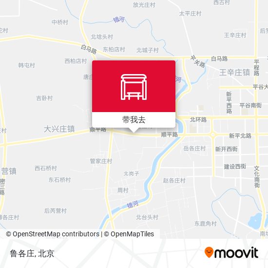 鲁各庄地图