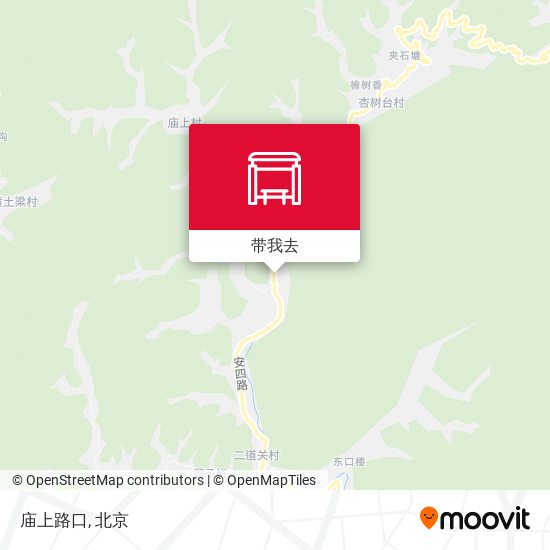庙上路口地图