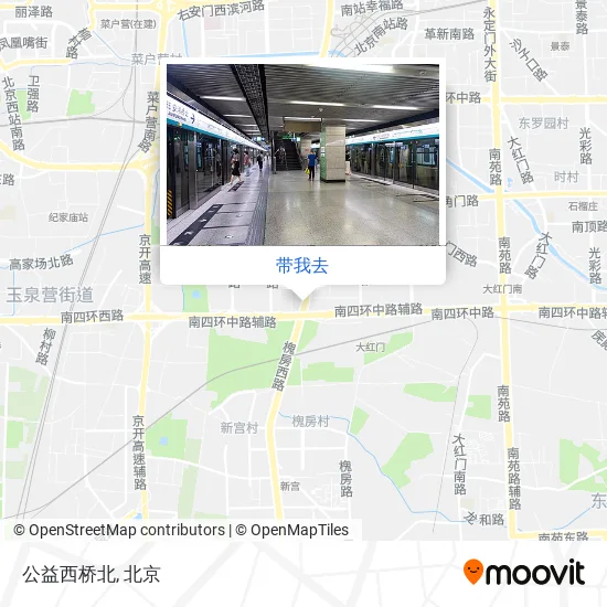 公益西桥北地图