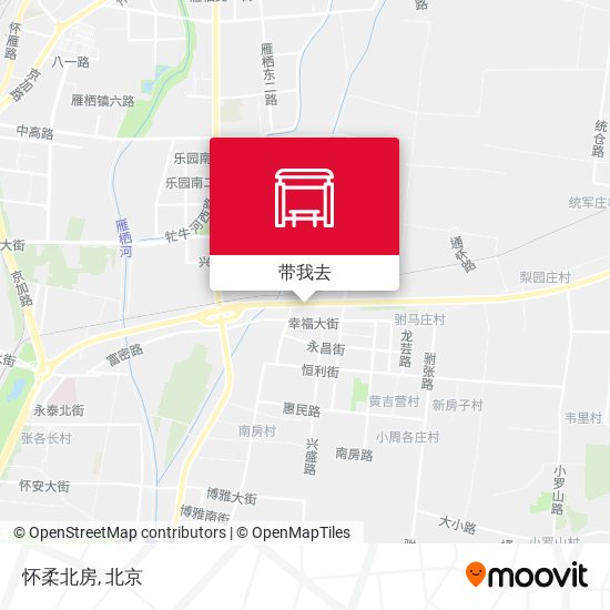 怀柔北房地图