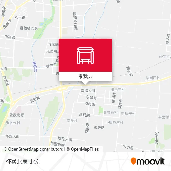 怀柔北房地图