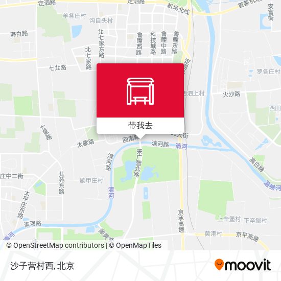 沙子营村西地图