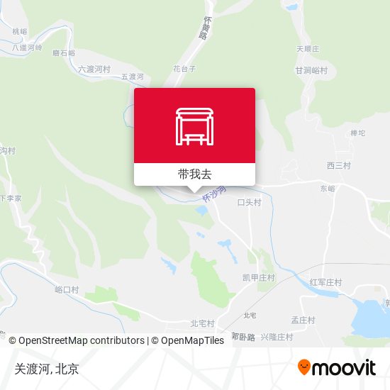 关渡河地图
