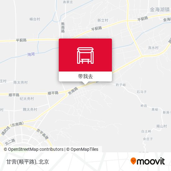 甘营(顺平路)地图