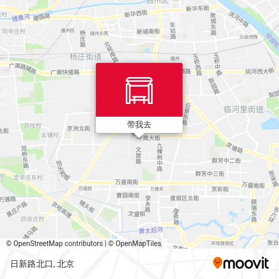 日新路北口地图