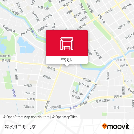 凉水河二街地图