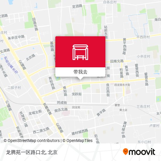 龙腾苑一区路口北地图