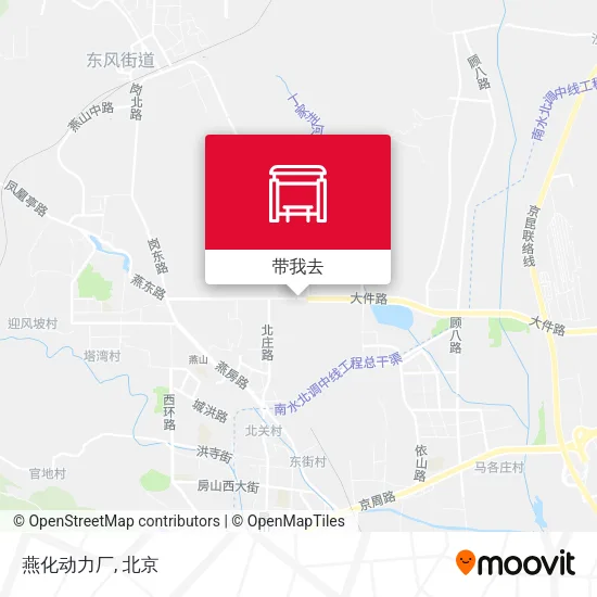 燕化动力厂地图