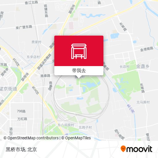 黑桥市场地图