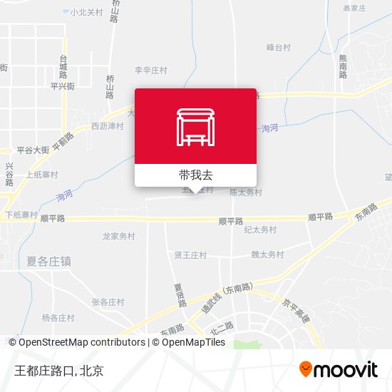王都庄路口地图