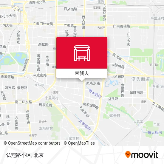 弘燕路小区地图