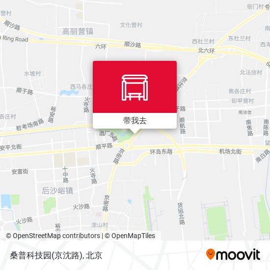 桑普科技园(京沈路)地图