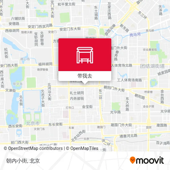 朝内小街地图